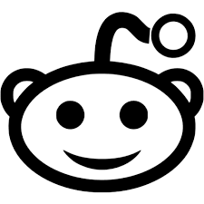 You can copy, use and distribute this icon, even for commercial purposes, all without asking permission provided you link to icons8.com website from any page you use this icon. Black Reddit Icon Free Black Site Logo Icons