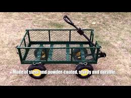 steel utility garden cart wagon