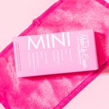 mini pink reusable makeup eraser the