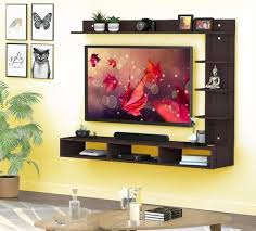 Wooden Wall Mounted Tv Unit Tv Cabinet