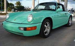 Mint Green 1992 Porsche 911 Paint