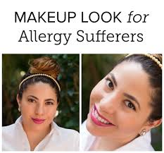 makeup looks for allergy sufferers
