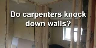 Carpenters Knock Down And Remove Walls