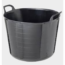 garden flexi tub bucket black the