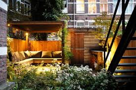 Nightfall Brings A Dutch Urban Garden