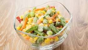 How common is Listeria in frozen vegetables?