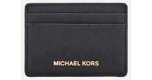 It will carry 16 cards without losing its slimness. Michael Michael Kors Leather Women S Money Pieces Card Holder In Black Lyst