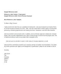 Reference Letter Format Template
