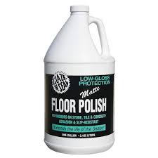 concrete low gloss matte floor polish