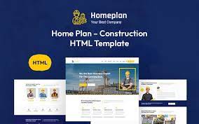 Homeplan Modelo De Site De Construção