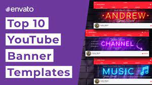 Customize your youtube banner in seconds. Top 10 Youtube Banner Templates 2020 Youtube