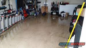 polyurea epoxy garage floor studded