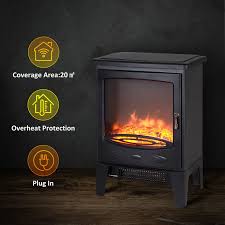 Homcom Electric Heater Safe Fireplace
