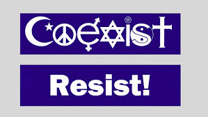 Coexist meaning, definition, what is coexist: New Reversible Bumper Sticker Can Switch Between Coexist And Resist Depending On Who The President Is The Babylon Bee