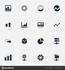 Vector Illustration Set Of Simple Business Icons Elements