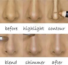 make tip of nose smaller with makeup