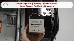 backup battery liftmaster 8500