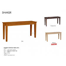shaker console table 5