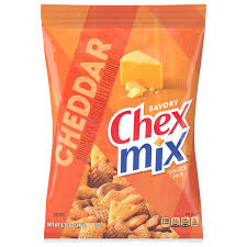 chex mix snack mix savory cheddar