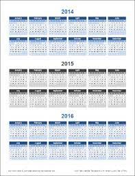 year calendar templates