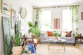 24 boho style living room design and