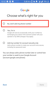 use gmail without a phone number