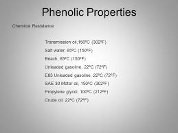 Phenolic Resins And Phenolic Molding Compounds Ppt Video