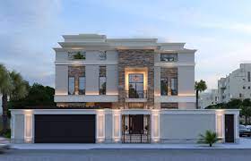 We designed the villa complex according to the andalusian style in saudi arabia. Modern Classic House Design Comelite Architecture Structure And Interior Design Medias Rendus 2 Archello