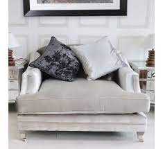 silver crush cosy sofa with cushions