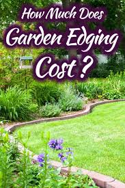 how much does garden edging cost