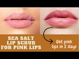 diy sea salt scrub for lip lip scrub