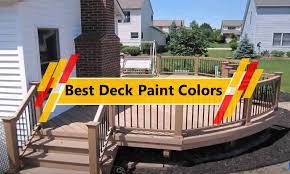 10 popular best deck paint colors