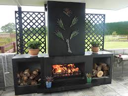 trendz hudson outdoor fireplace