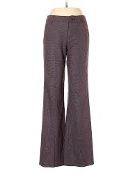 Details About Etro Women Purple Wool Pants 42 Italian