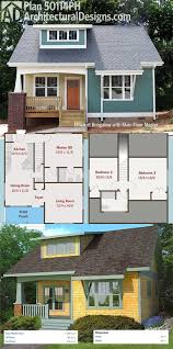 Sloped lot house plans and cabin plans with walkout basement to receive the news that will be added to this collection, please subscribe! Plan 50114ph Efficient Bungalow With Main Floor Master Craftsman House Plans Bungalow House Plans Basement House Plans