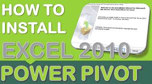 install excel 2010 power pivot