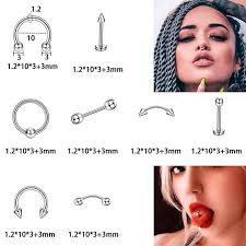 nose ring lip piercings body jewelry