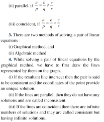 Linear Equations In Two Variables Notes