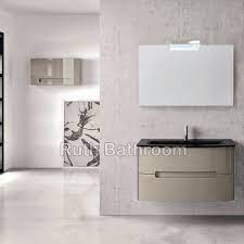 Black Glass Basin Bathroom Vanity A5011