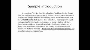 Critique Research Paper Example Apa Format Powerpoint