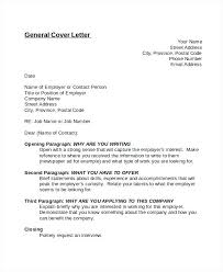 General Cover Letter Template