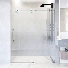 74 Inch Frameless Sliding Shower Door