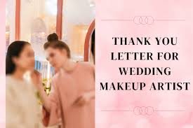 letter for wedding makeup artist