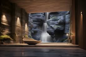 Wall Mounted Waterfall Feature