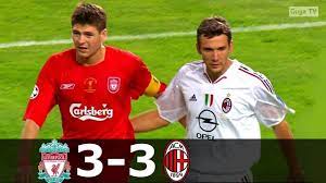 AC Milan vs Liverpool 3-3 - UCL Final 2005 (English COmmentary) - YouTube