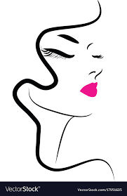 hair beauty makeup icon royalty free