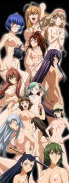 ten'i (ikkitousen), ikkitousen, absurdres, highres, screencap, 00s,  6+girls, breasts, female focus, long hair, multiple girls, nipples, nude,  short hair, smile - Image View - | Gelbooru - Free Anime and Hentai Gallery
