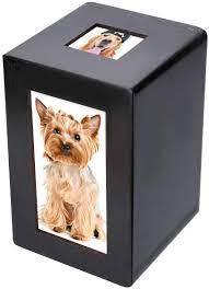 Pets in peace offers individual cremation services from $239 and guarantee all of your pet's ashes are returned to you. Amazon Com Photo Box Storage Black Wooden Pet Urn Box Dog Cat Cremation Urn Peaceful Memorial Photo Frame Keep Box For Home Storage Holder