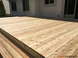 Plus, outdoor furniture sits more easily on a hard, level surface. How To Build A Floating Deck Rogue Engineer