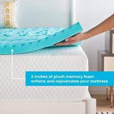Abakan twin mattress 12 inch cooling gel infused hybrid memory foam. Linenspa Essentials 2 In Zoned Gel Twin Memory Foam Mattress Topper Lses20tt30zngt The Home Depot